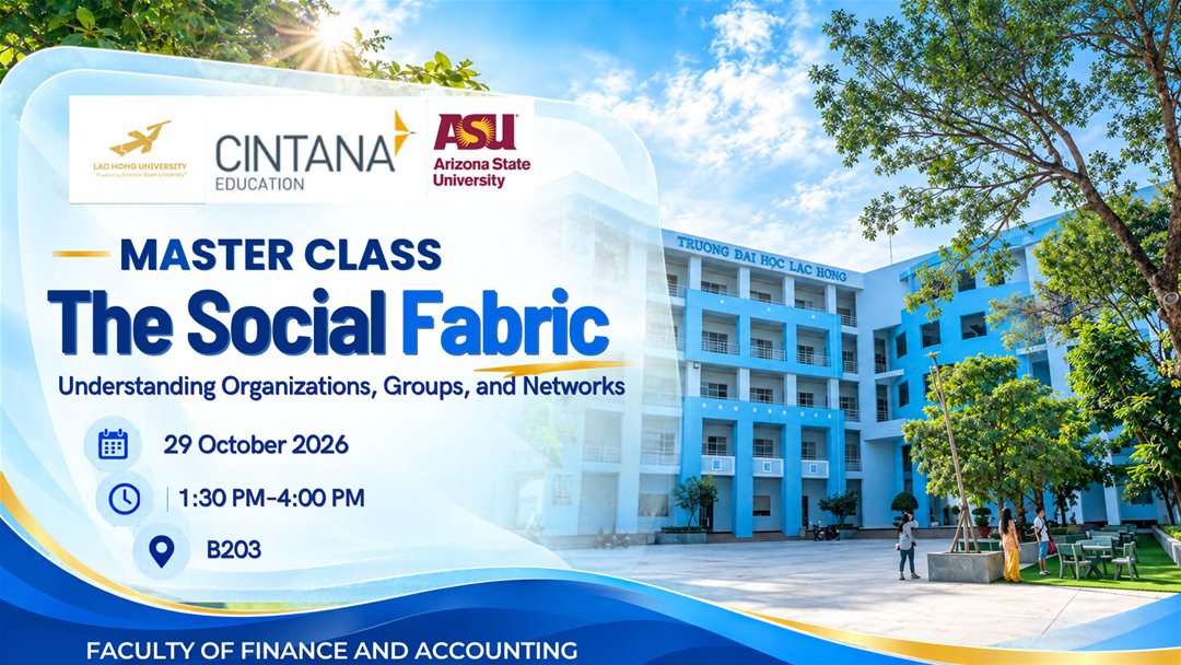 ASU Master Class “The Social Fabric – Understanding Organizations, Groups, and Networks”